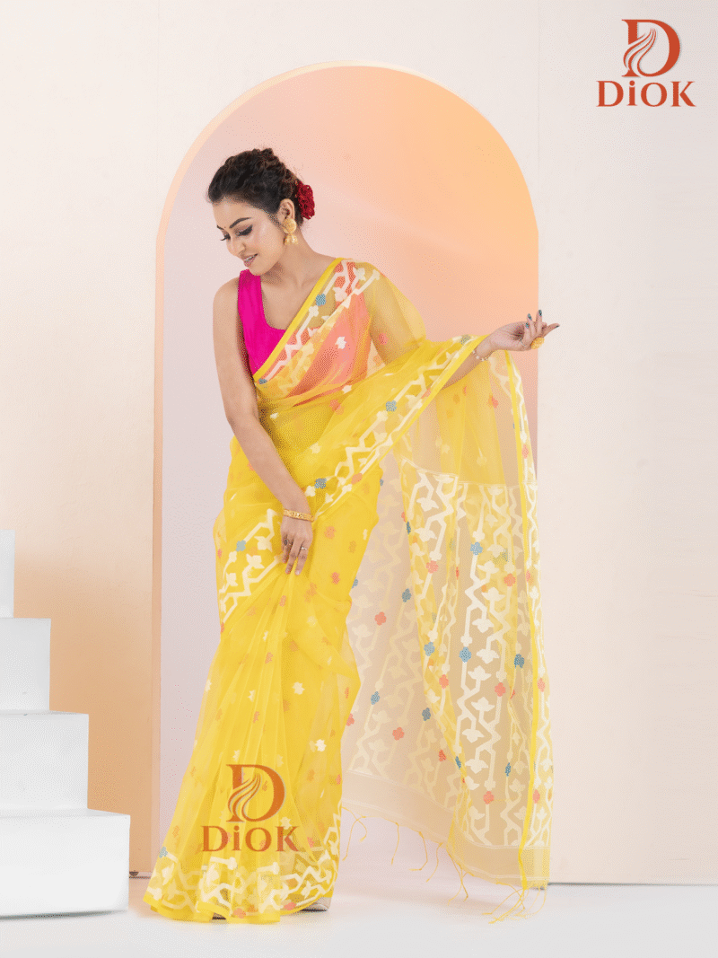 Soft Muslin Jamdani Saree