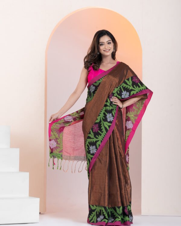 Tissue Khadi Handloom Sarere