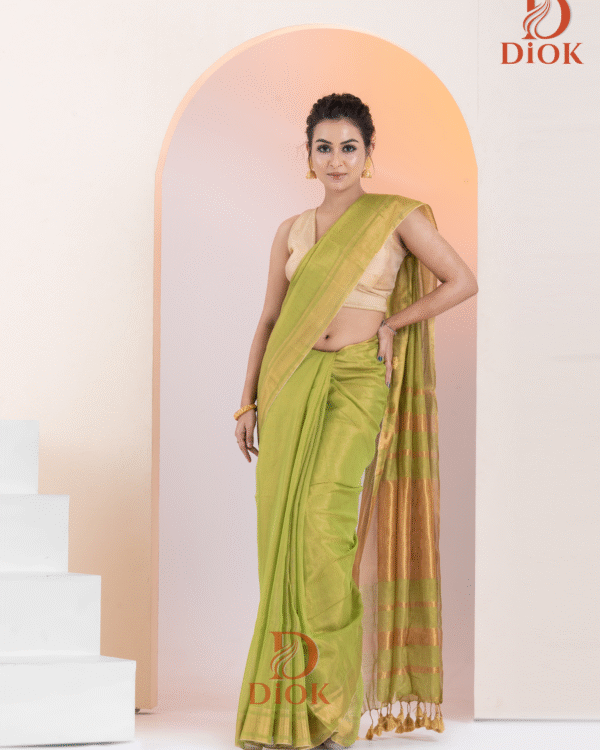 Handloom Linen Saree