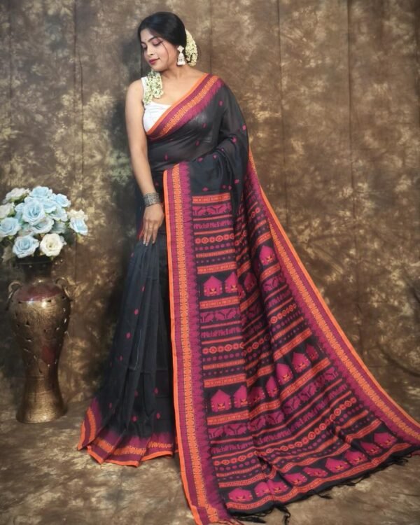 Assam Khadi Soft Handloom Saree