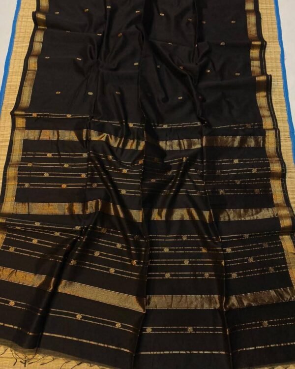 Maheshwari Handloom Cotton Silk Saree