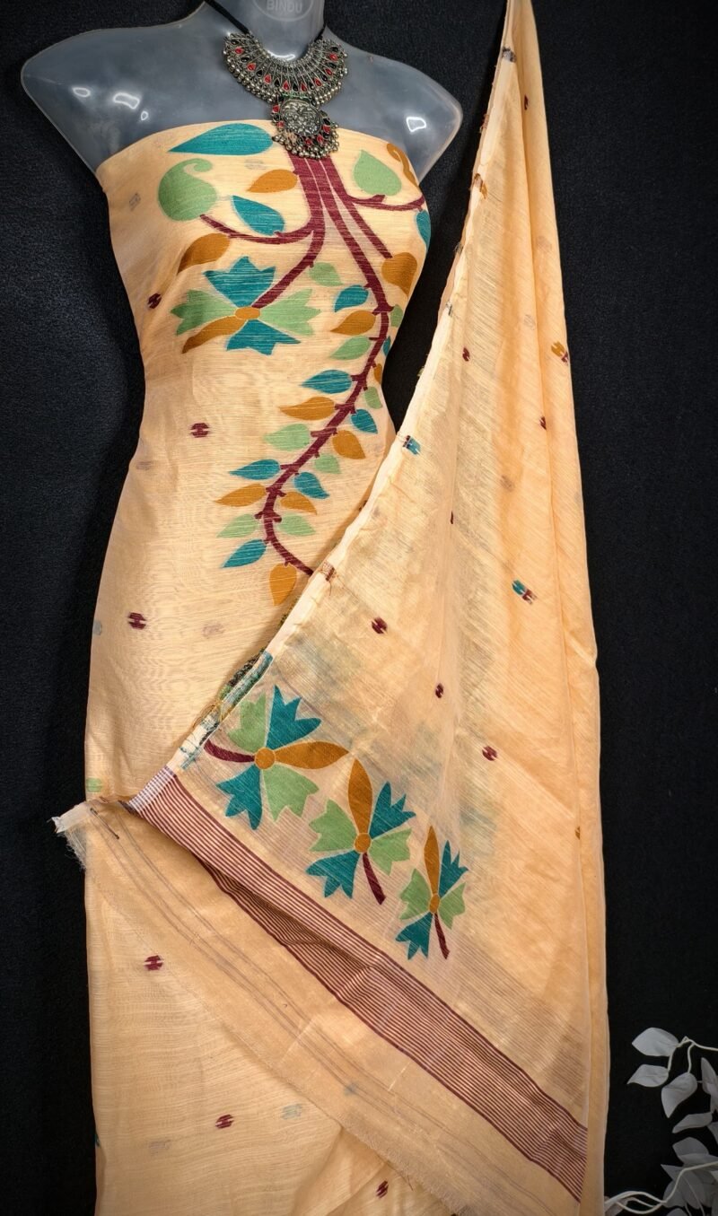 Soft Cotton Unstitched 2piece kurta Set - Image 2