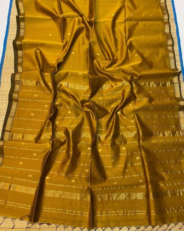 Maheshwari Handloom Cotton Silk Saree