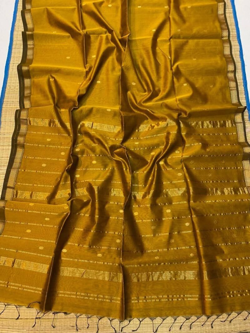 Maheshwari Handloom Cotton Silk Saree