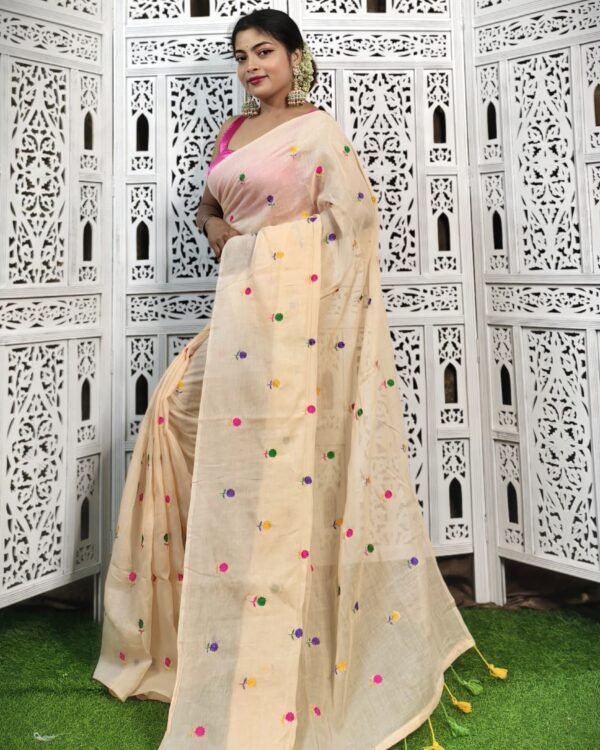 Mulmul Cotton Saree