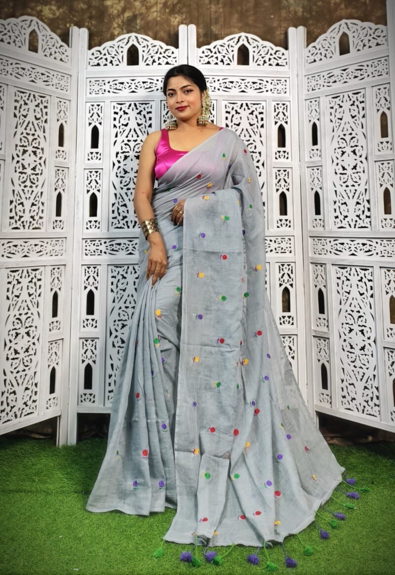 Mulmul Cotton Saree