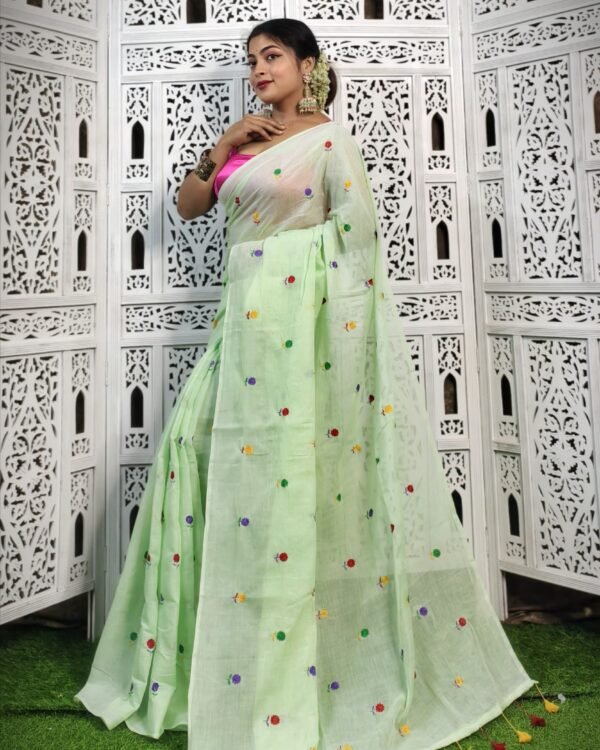 Mulmul Cotton Saree