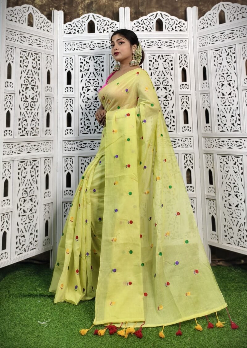 Mulmul Cotton Saree