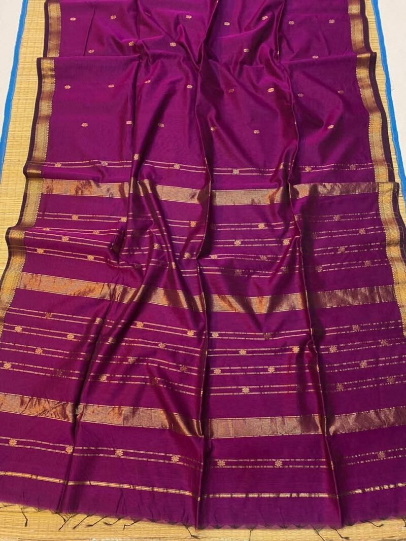 Maheshwari Handloom Cotton Silk Saree