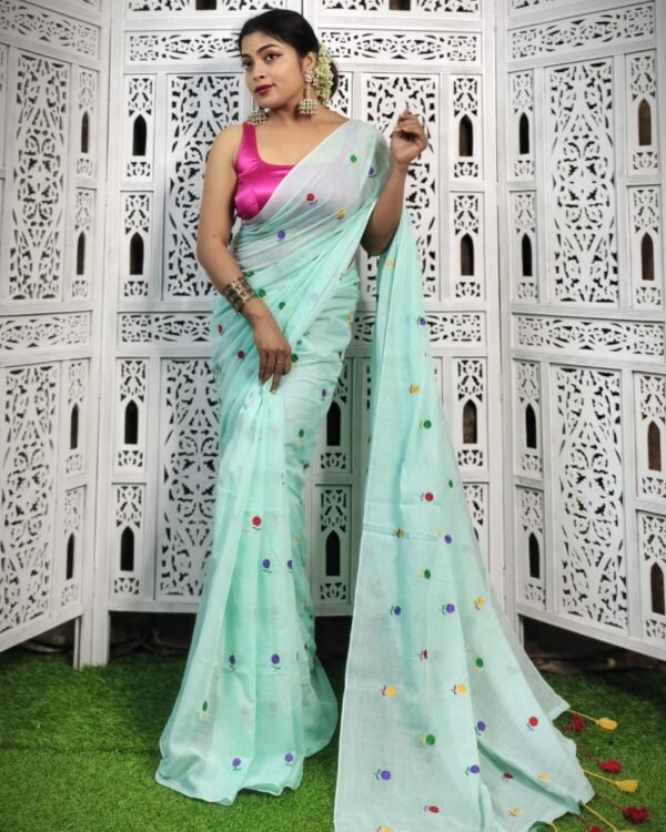 Mulmul Cotton Saree