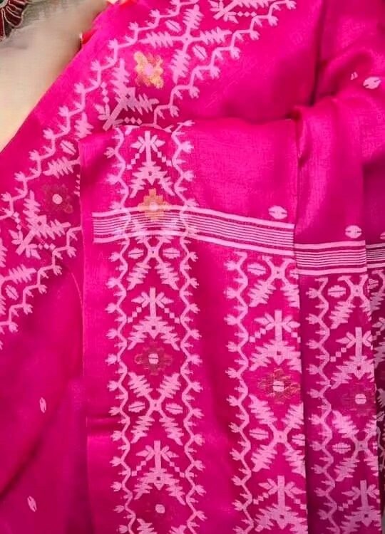 Tussar Handloom Saree With Silk Mark