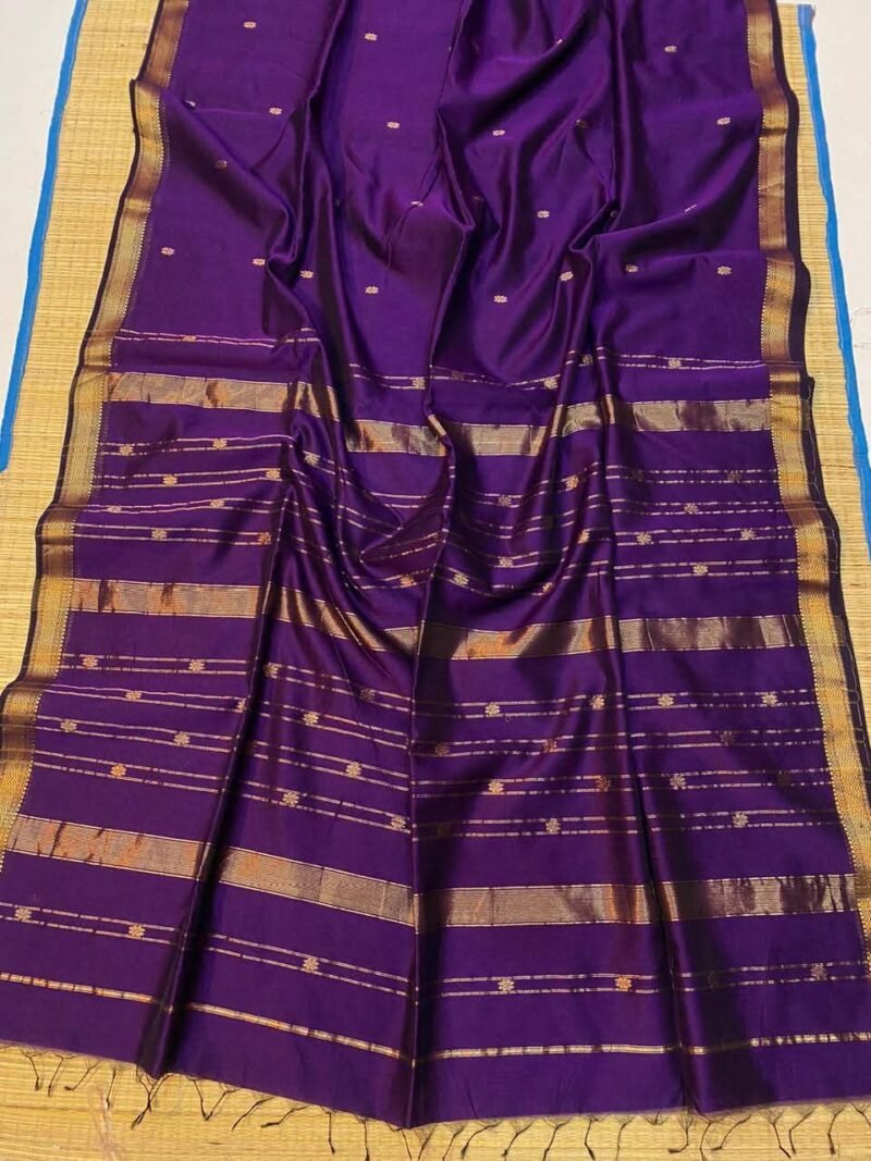 Maheshwari Handloom Cotton Silk Saree