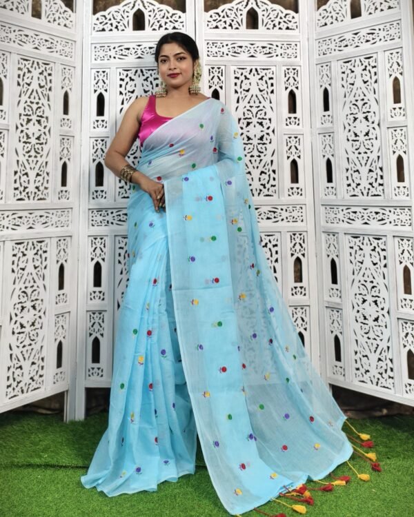 Mulmul Cotton Saree
