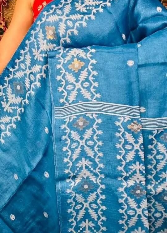 Tussar Handloom Saree With Silk Mark