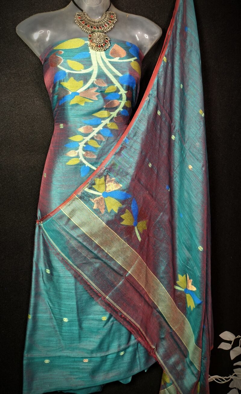 Soft Cotton Unstitched 2piece kurta Set - Image 2
