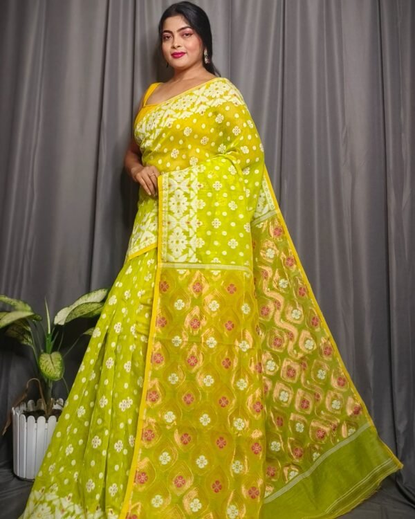 Allover Mina Work Jamdani Saree