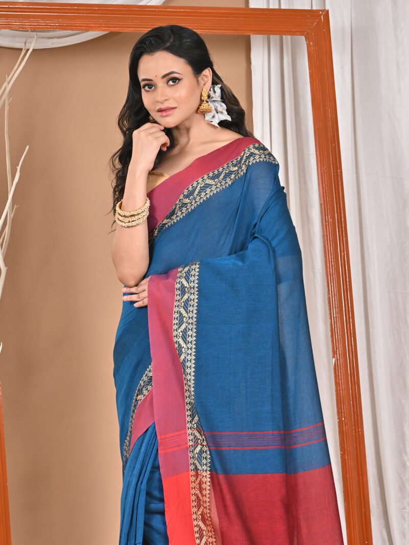 Pure Cotton Soft Handloom Saree - Image 2