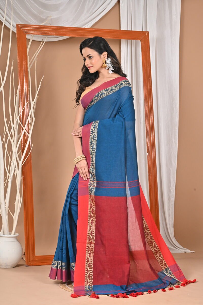 Pure Cotton Soft Handloom Saree - Image 4