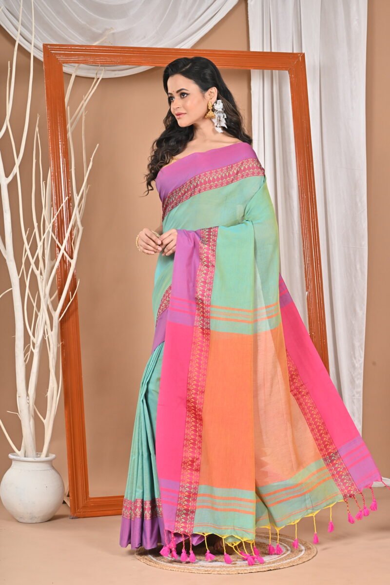 Pure Cotton Soft Handloom Saree - Image 2