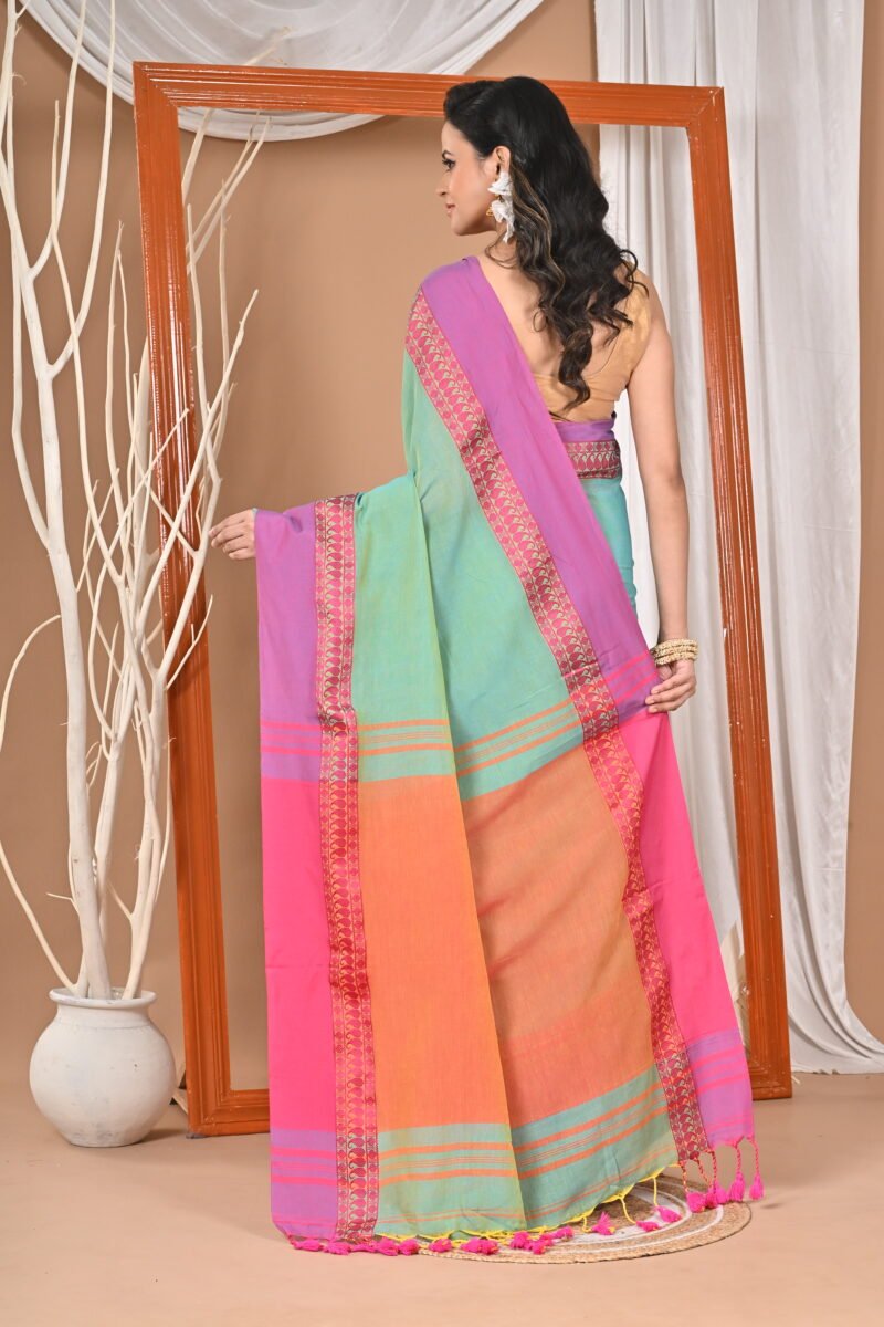 Pure Cotton Soft Handloom Saree - Image 6
