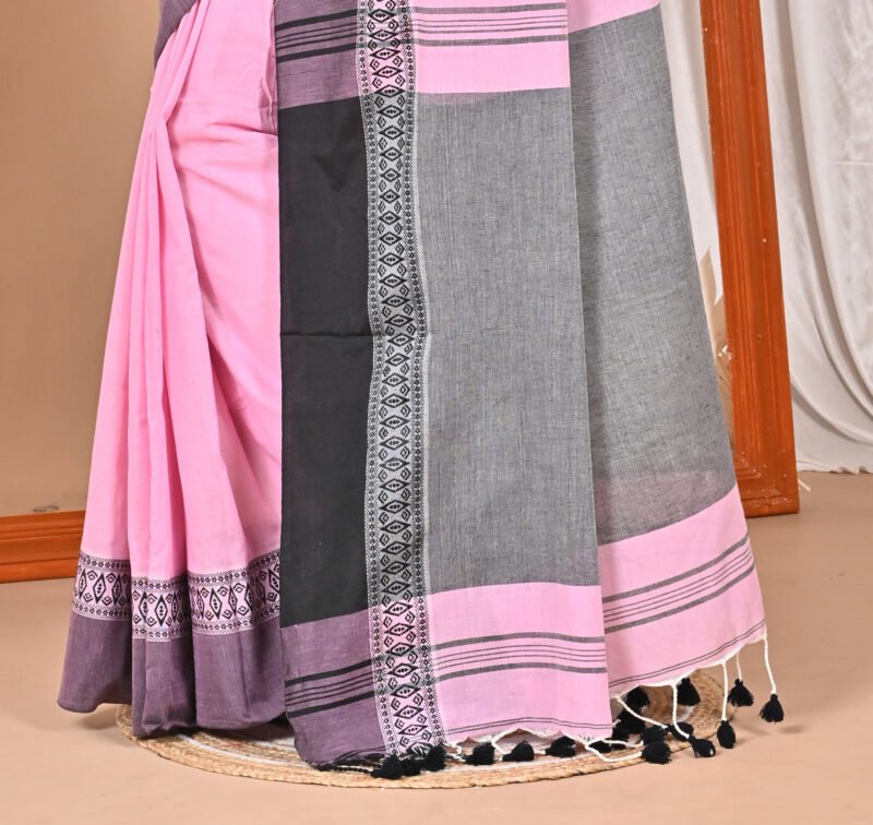 Pure Cotton Soft Handloom Saree - Image 5