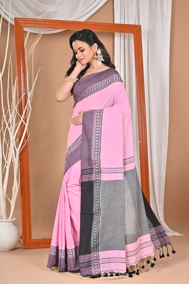 Pure Cotton Soft Handloom Saree - Image 2