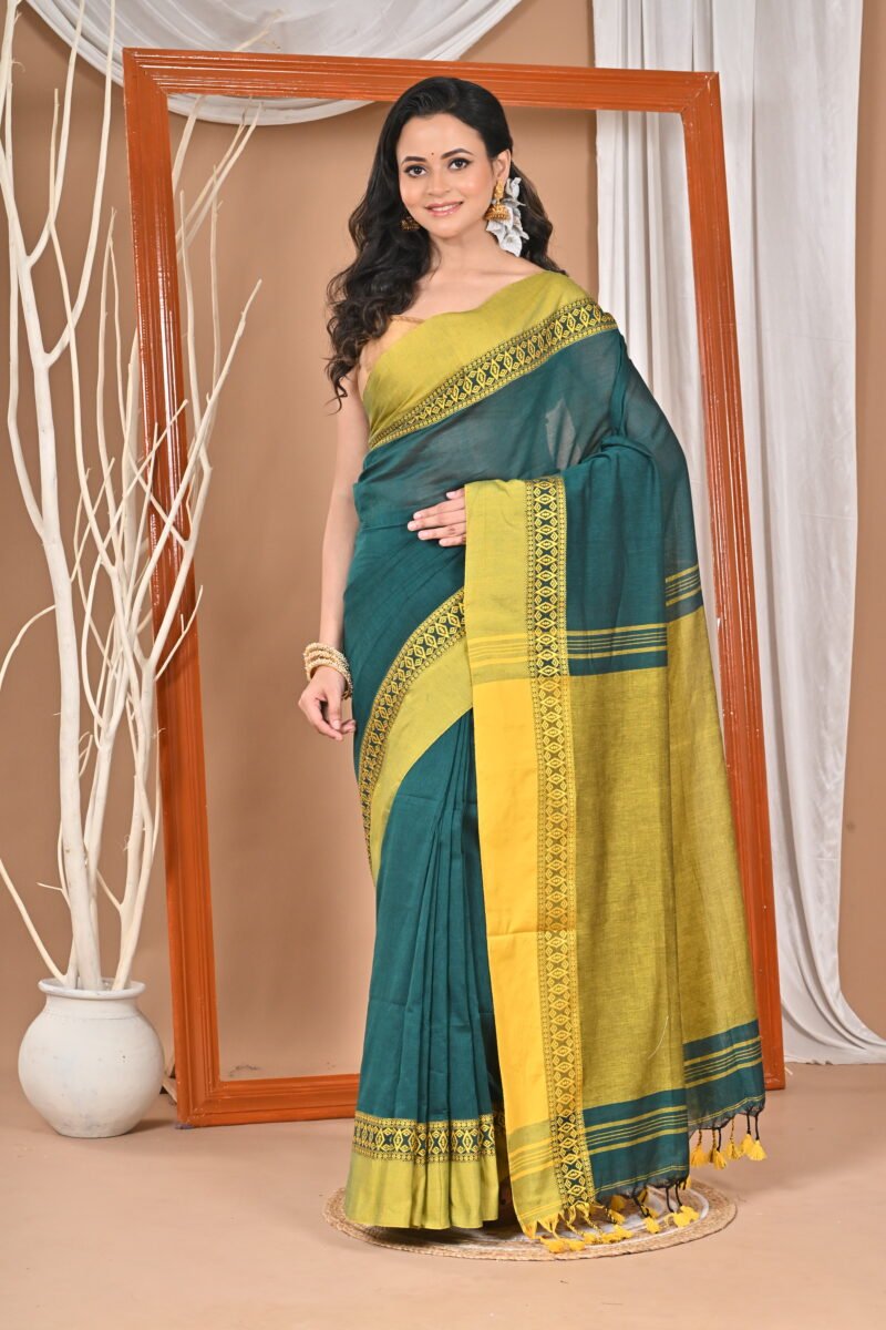 Pure Cotton Soft Handloom Saree - Image 6