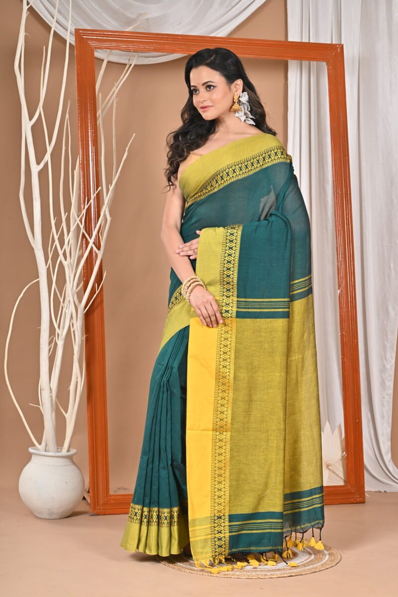 Pure Cotton Soft Handloom Saree - Image 4