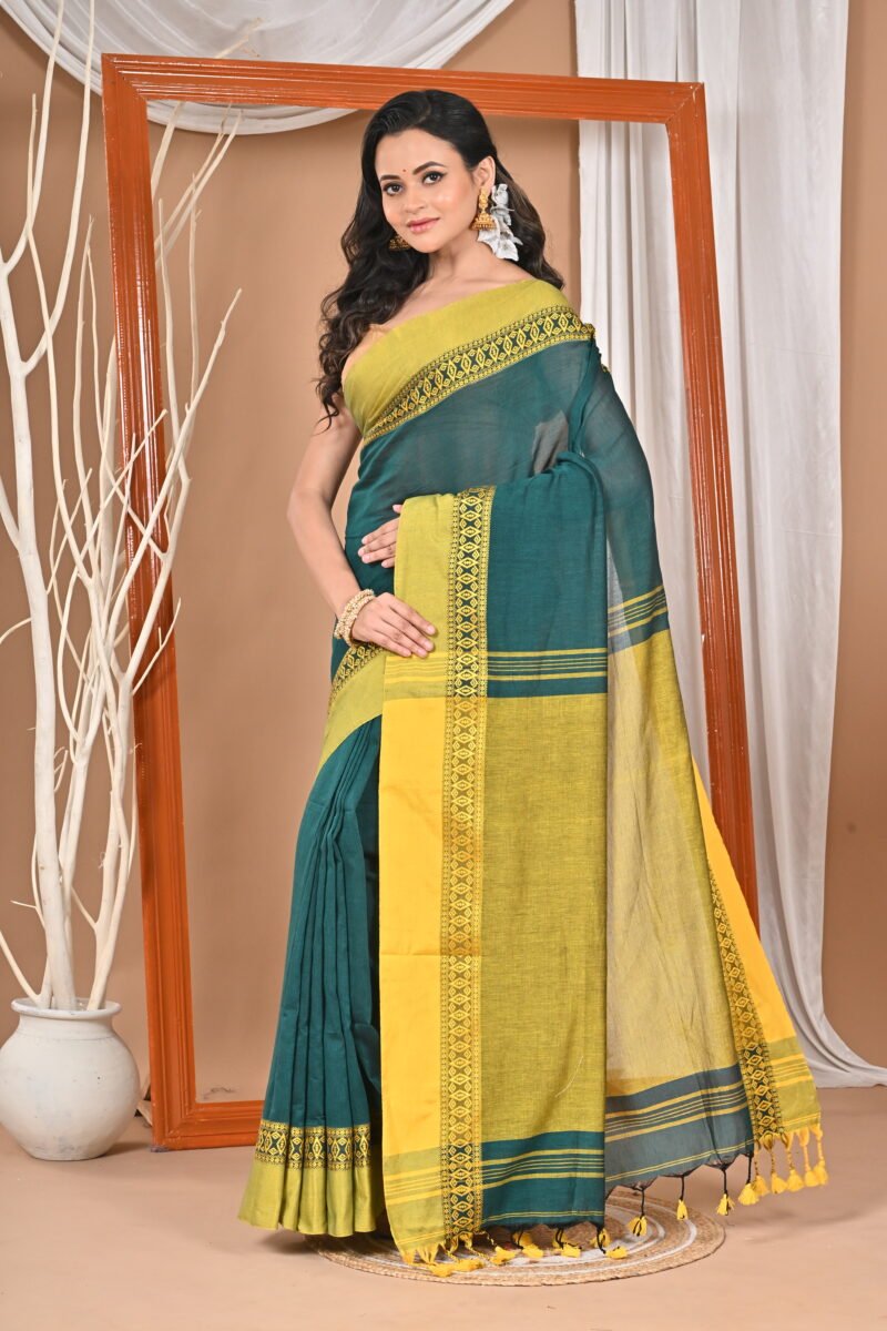 Pure Cotton Soft Handloom Saree - Image 5