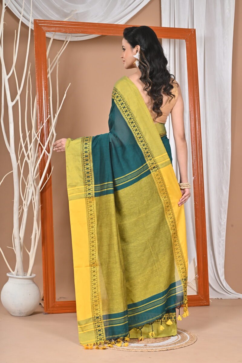 Pure Cotton Soft Handloom Saree - Image 2