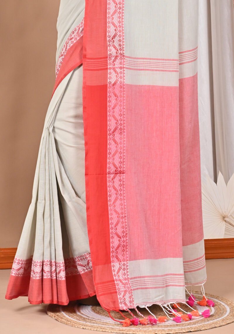 Pure Cotton Soft Handloom Saree - Image 4