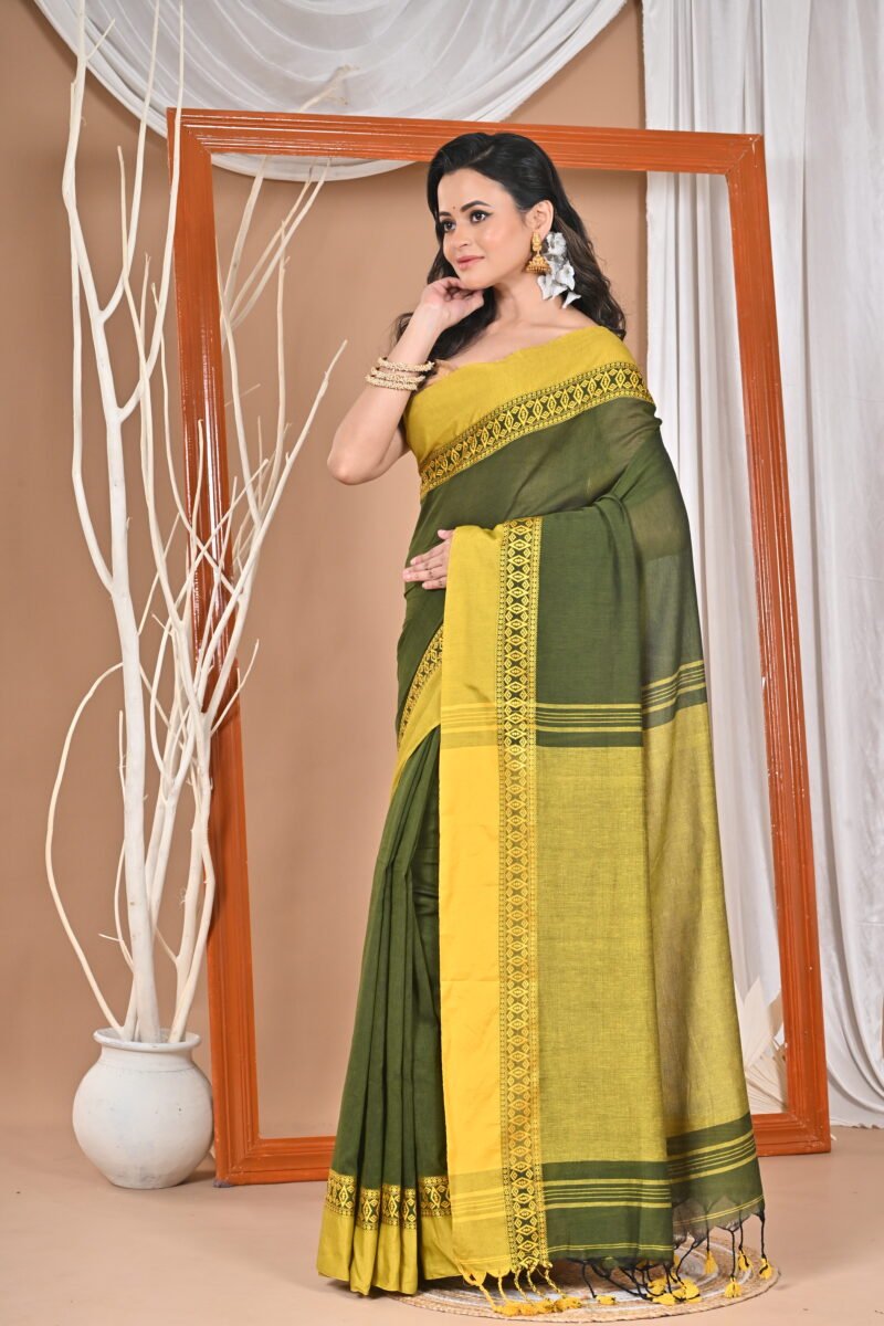 Pure Cotton Soft Handloom Saree - Image 7