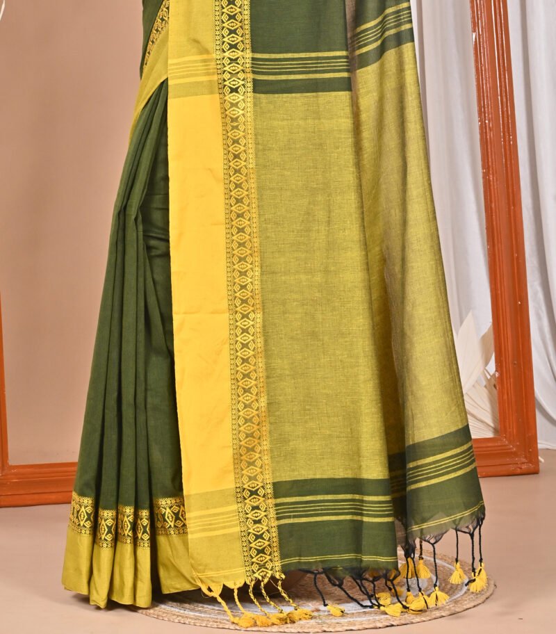 Pure Cotton Soft Handloom Saree - Image 4