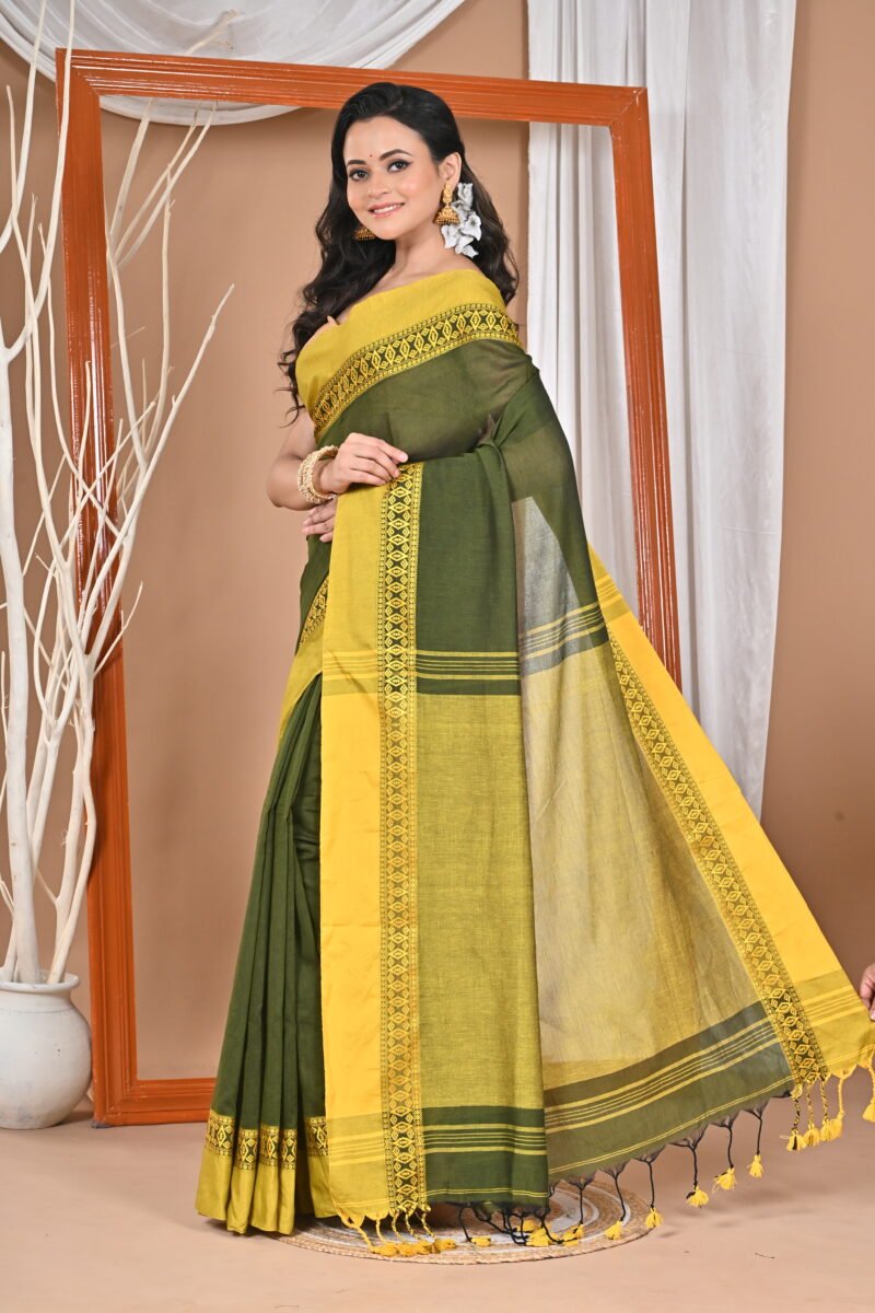 Pure Cotton Soft Handloom Saree - Image 6