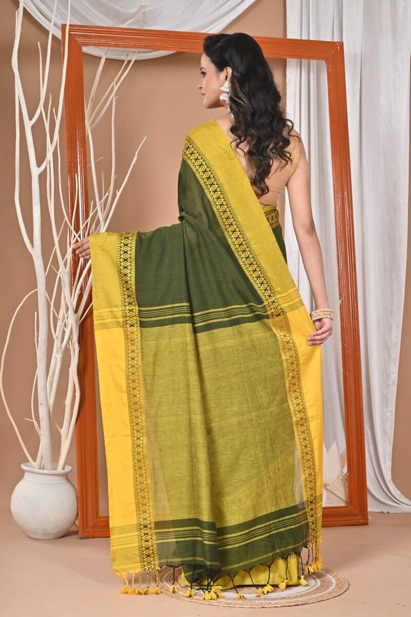Pure Cotton Soft Handloom Saree - Image 2
