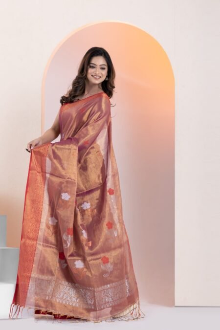 Soft Zari Cotton Handloom Saree