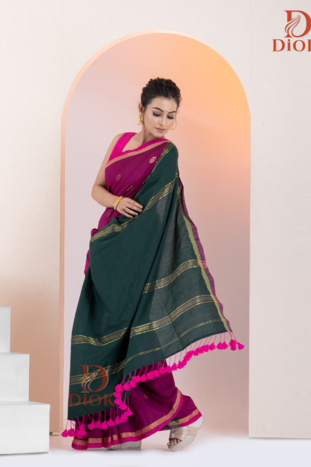 Pure Cotton Handloom Soft Saree