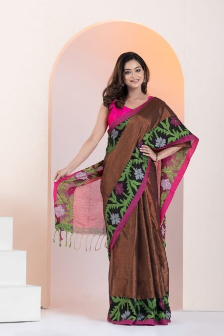 Tissue Khadi Handloom Sarere