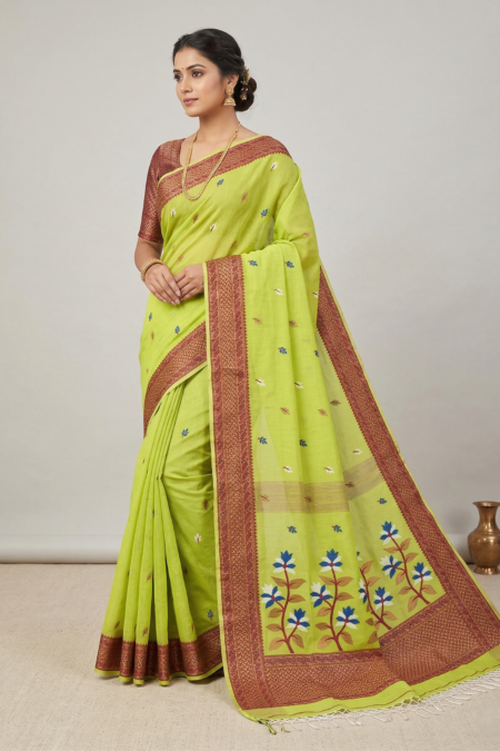 Soft Pure Cotton Jamdani Saree for Women  Comfortable & Stylish