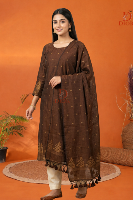 Pure Cotton Ethnic 2-Piece Suit Set