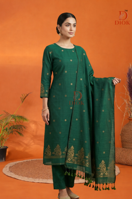 Pure Cotton Ethnic 2-Piece Suit Set