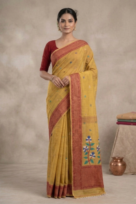 Soft Pure Cotton Jamdani Saree for Women  Comfortable & Stylish