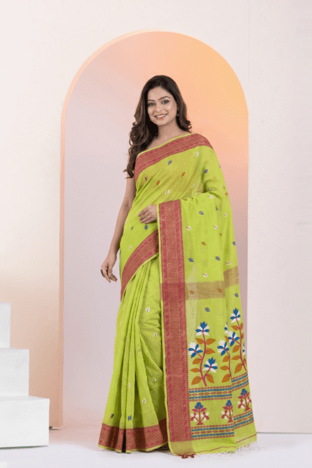 Soft Pure Cotton Jamdani Saree for Women  Comfortable & Stylish
