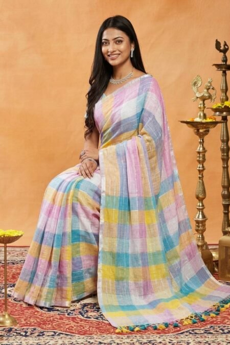 Soft Linen Saree for Everyday Comfort & Graceful Draping