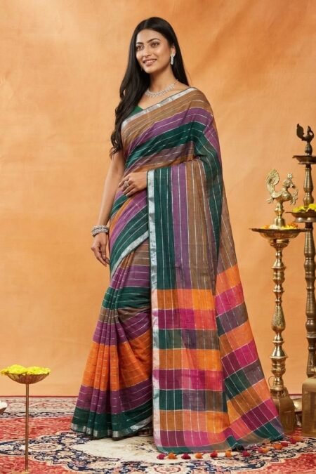 Soft Linen Saree for Everyday Comfort & Graceful Draping