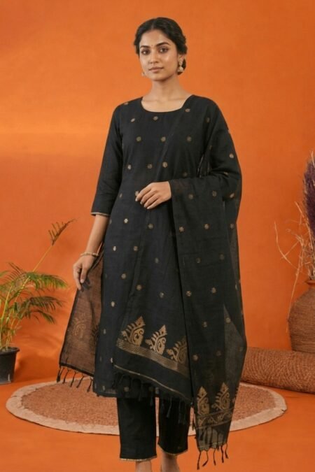 Pure Cotton Ethnic 2-Piece Suit Set