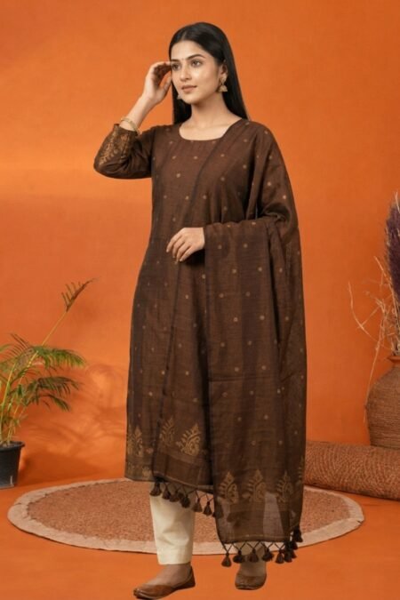 Pure Cotton Ethnic 2-Piece Suit Set