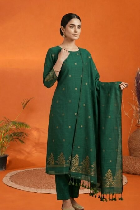Pure Cotton Ethnic 2-Piece Suit Set