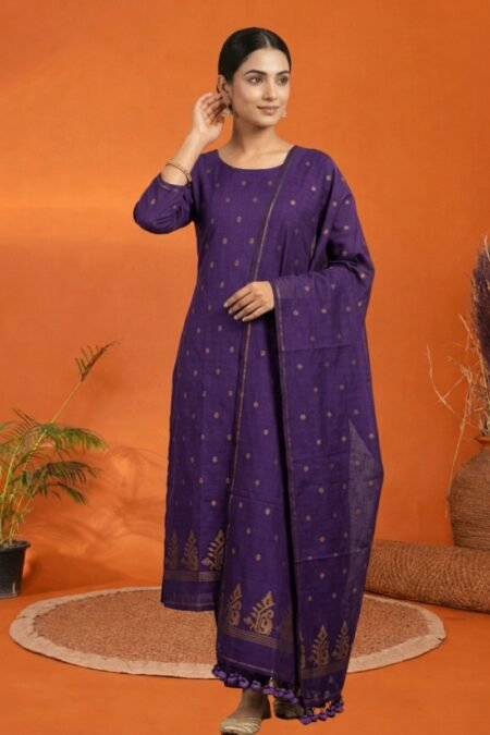 Pure Cotton Ethnic 2-Piece Suit Set