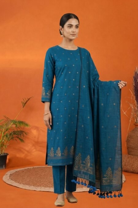 Pure Cotton Ethnic 2-Piece Suit Set